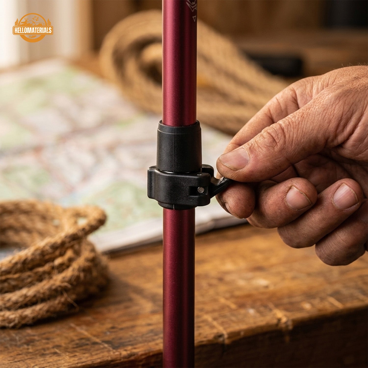Hellomaterials Folding Trekking Poles