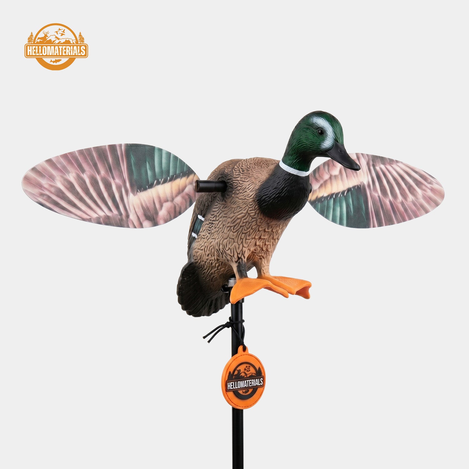 Hellomaterials Remote Control Spinning Wing Teal Duck Decoy