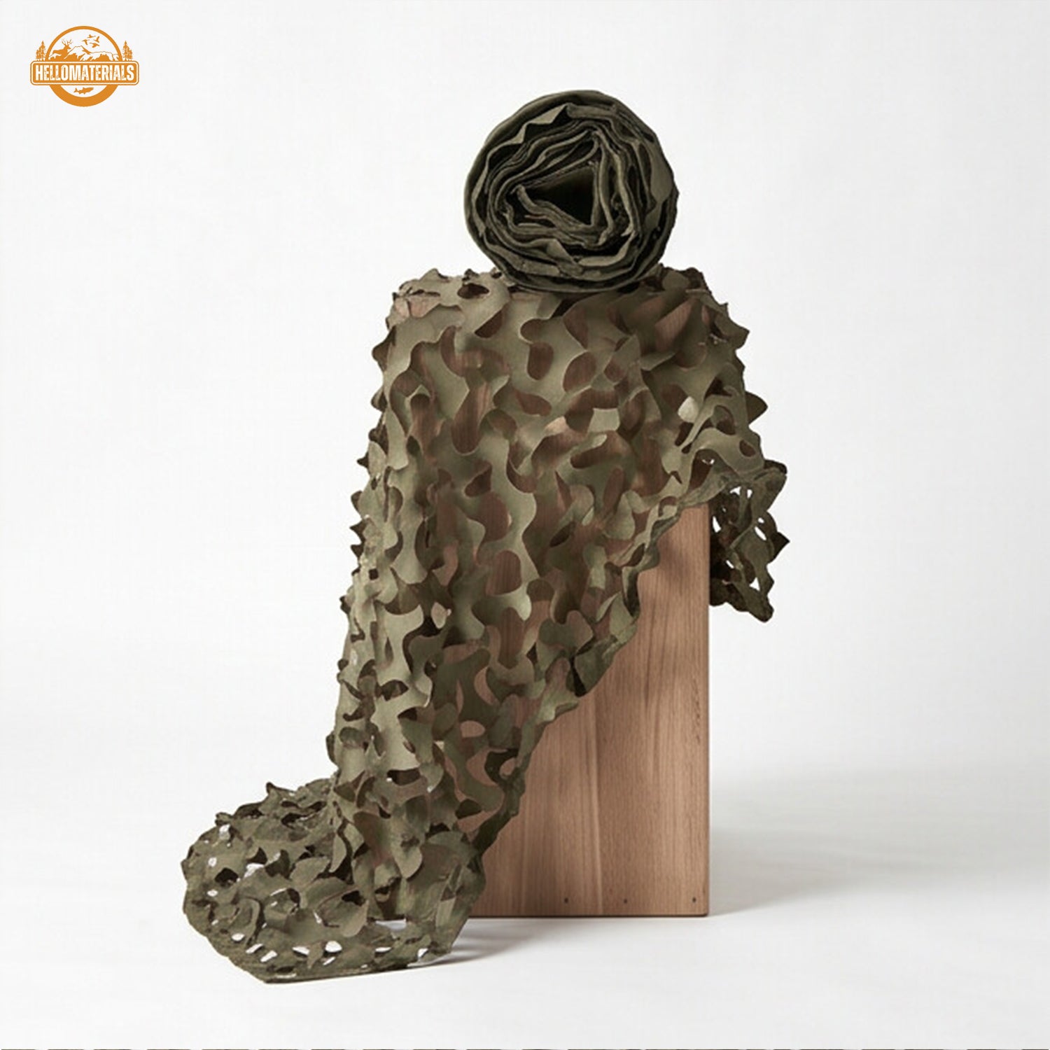 Hellomaterials Roll-on camouflage hunting blind net