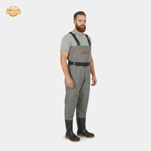 Hellomaterials Professional Waterproof Chest Waders with Boots