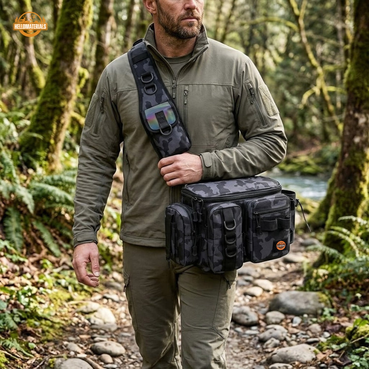 Hellomaterials Tactical Fishing Bag & Waist Pack