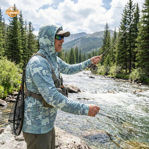 Hellomaterials UV 50+ Performance Fishing Hoodie | Mask Included