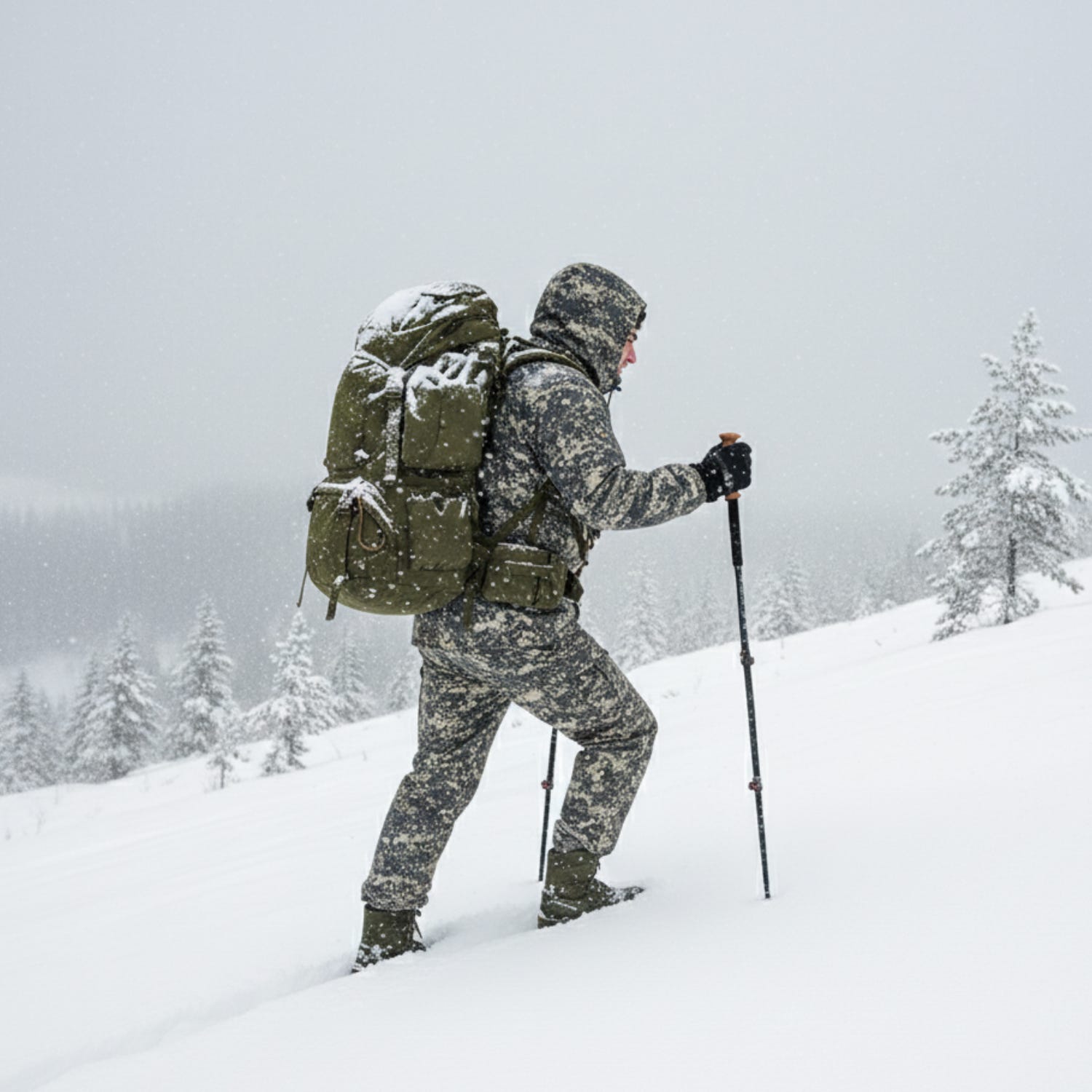 POLAR Camo Hunting Suit
