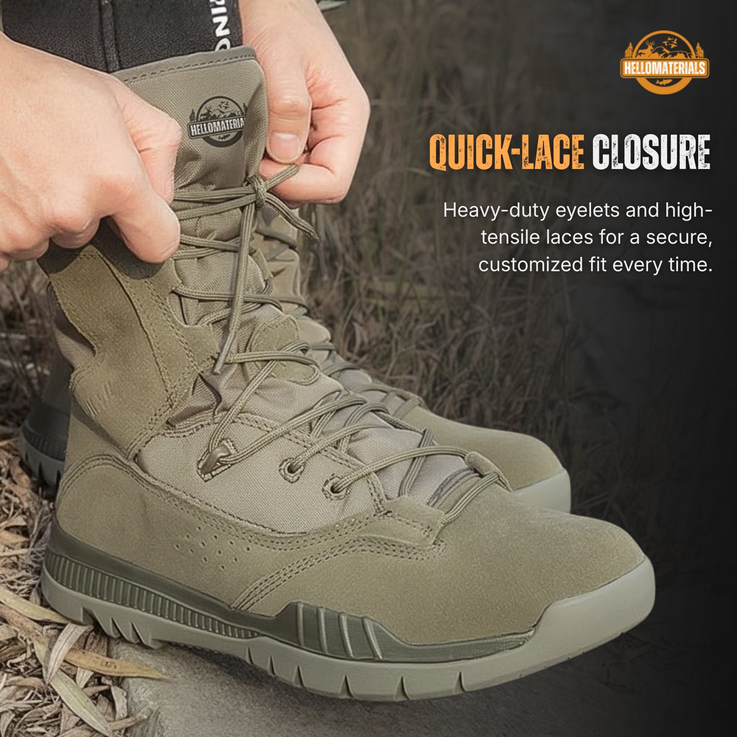 Hellomaterials Tactical Desert Stride Boots