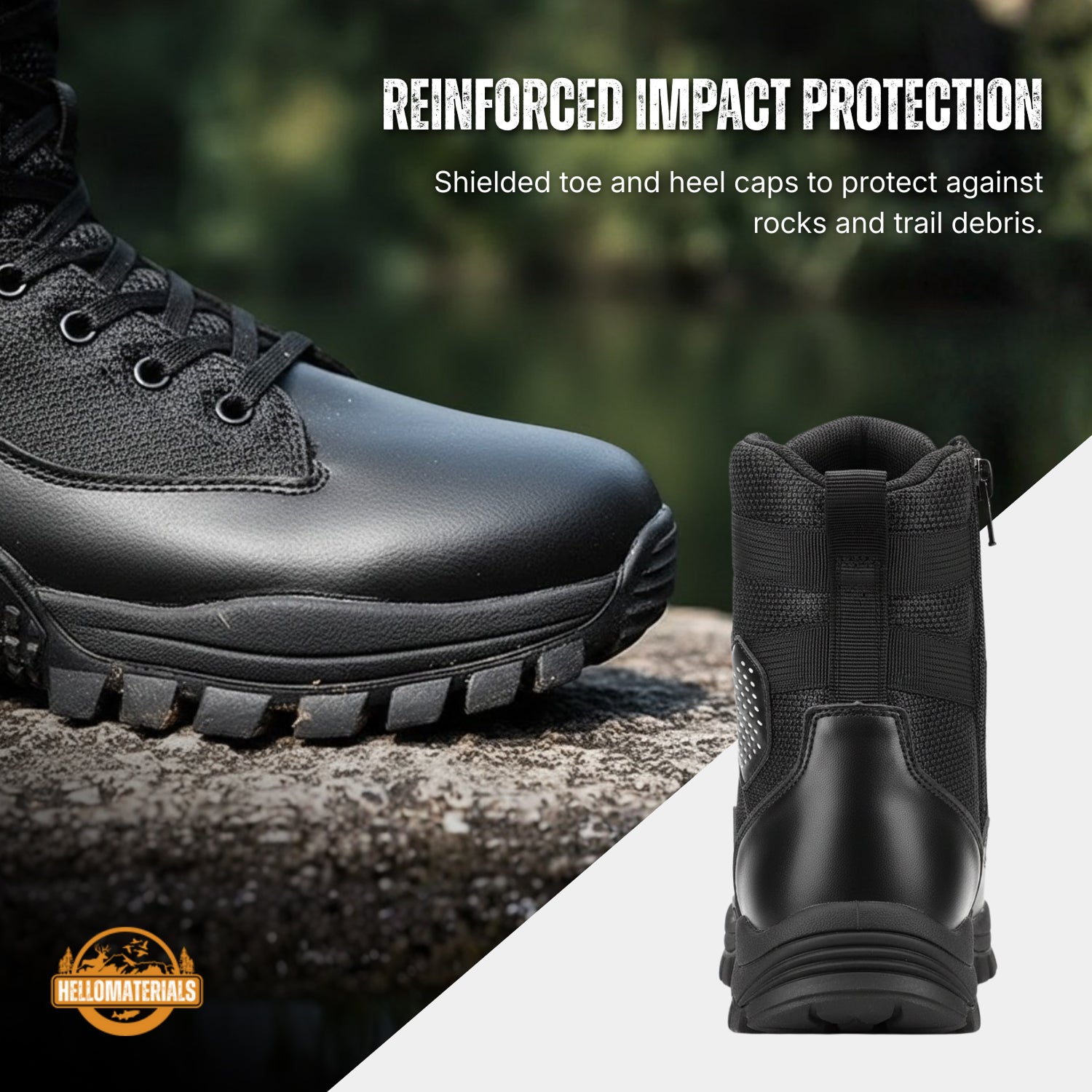 Hellomaterials Tactical All-Terrain Hiking Boots