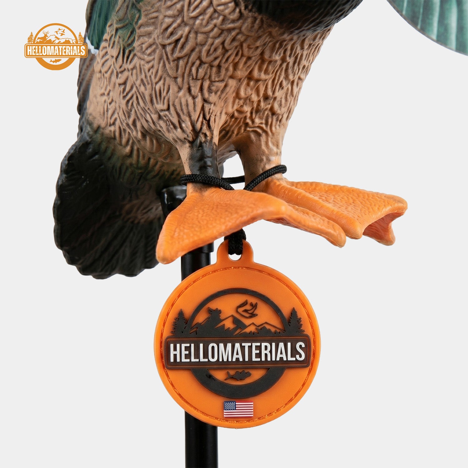 Hellomaterials Remote Control Spinning Wing Teal Duck Decoy