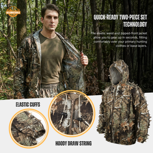 Hellomaterials 3D Leafy Camo hunting Suit