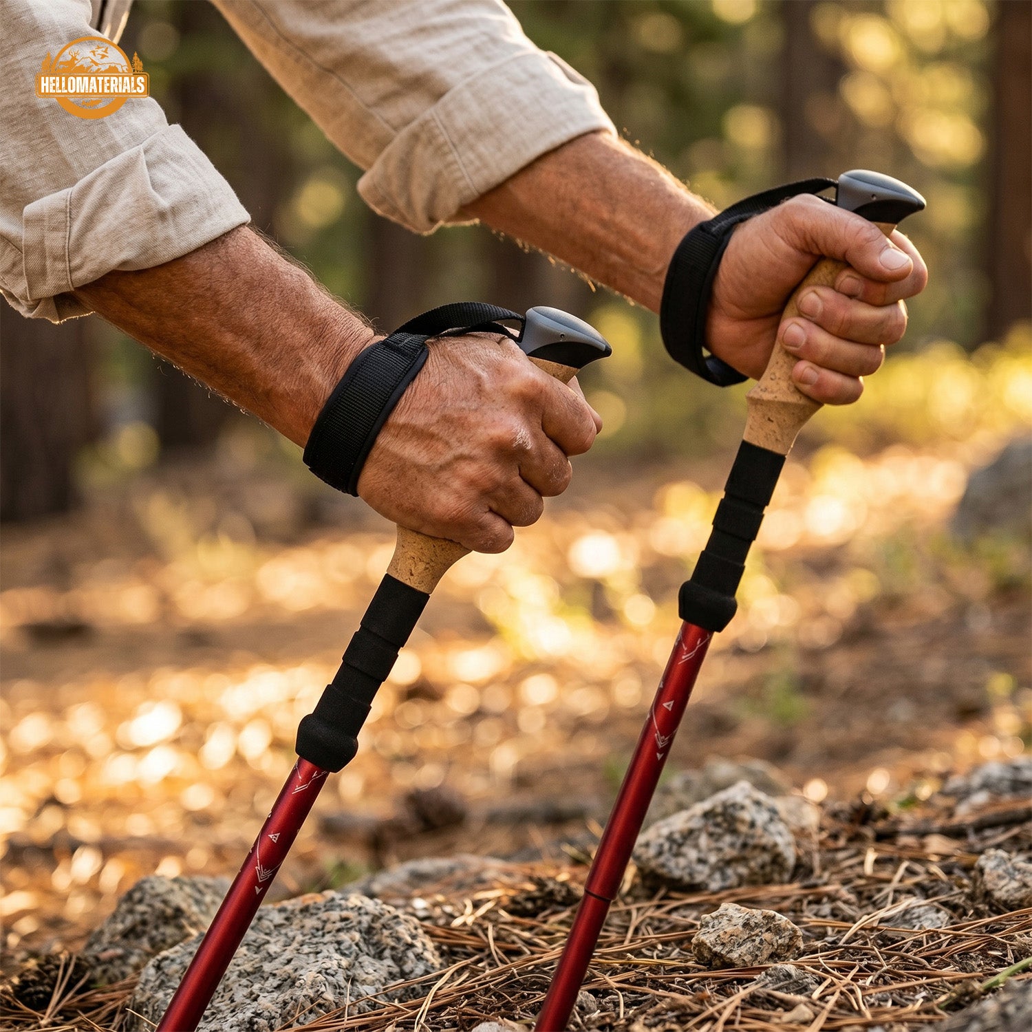 Hellomaterials Folding Trekking Poles