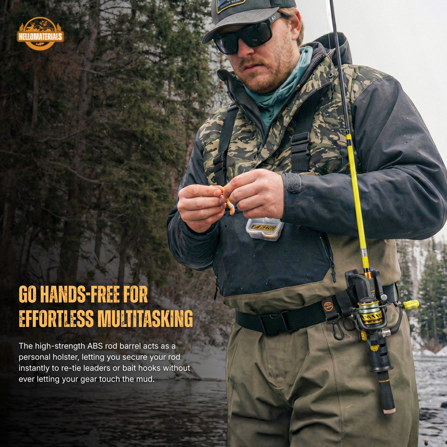 Hellomaterials Tactical Waist Rod Holder