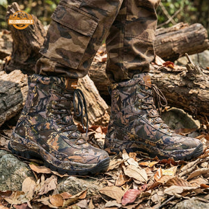 Hellomaterials Waterproof Camo Tactical Boots | Outdoor Gear