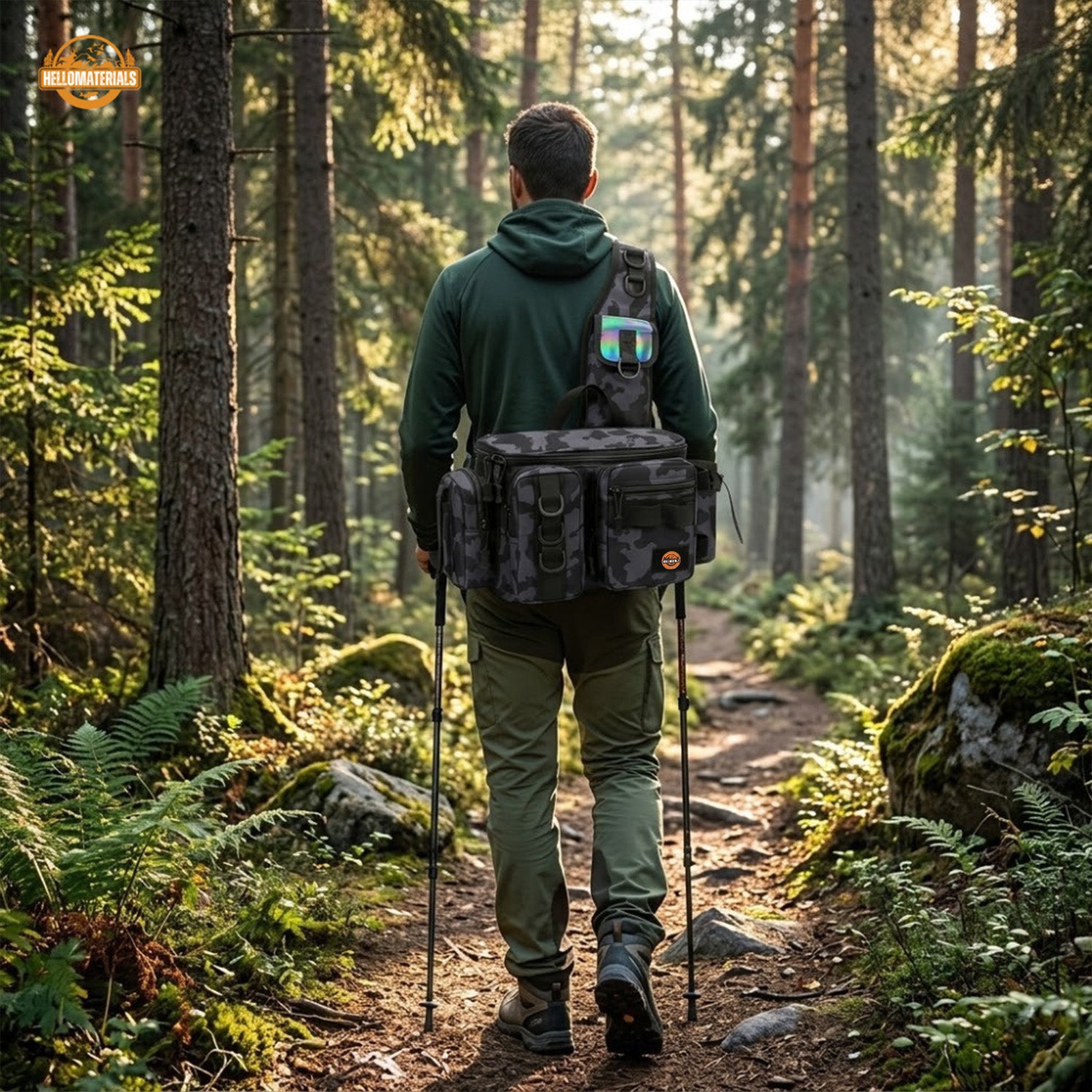 Hellomaterials Tactical Fishing Bag & Waist Pack