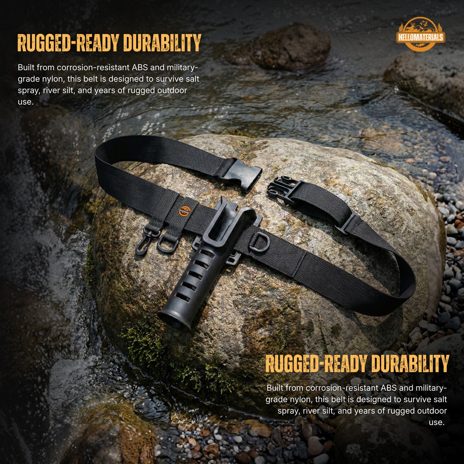 Hellomaterials Tactical Waist Rod Holder