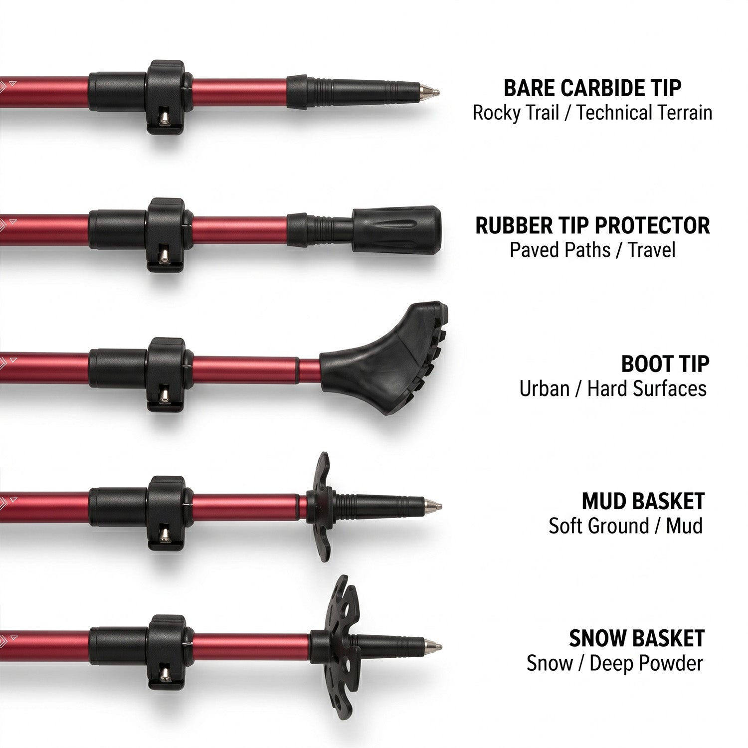 Hellomaterials Folding Trekking Poles