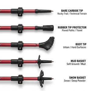 Hellomaterials Folding Trekking Poles
