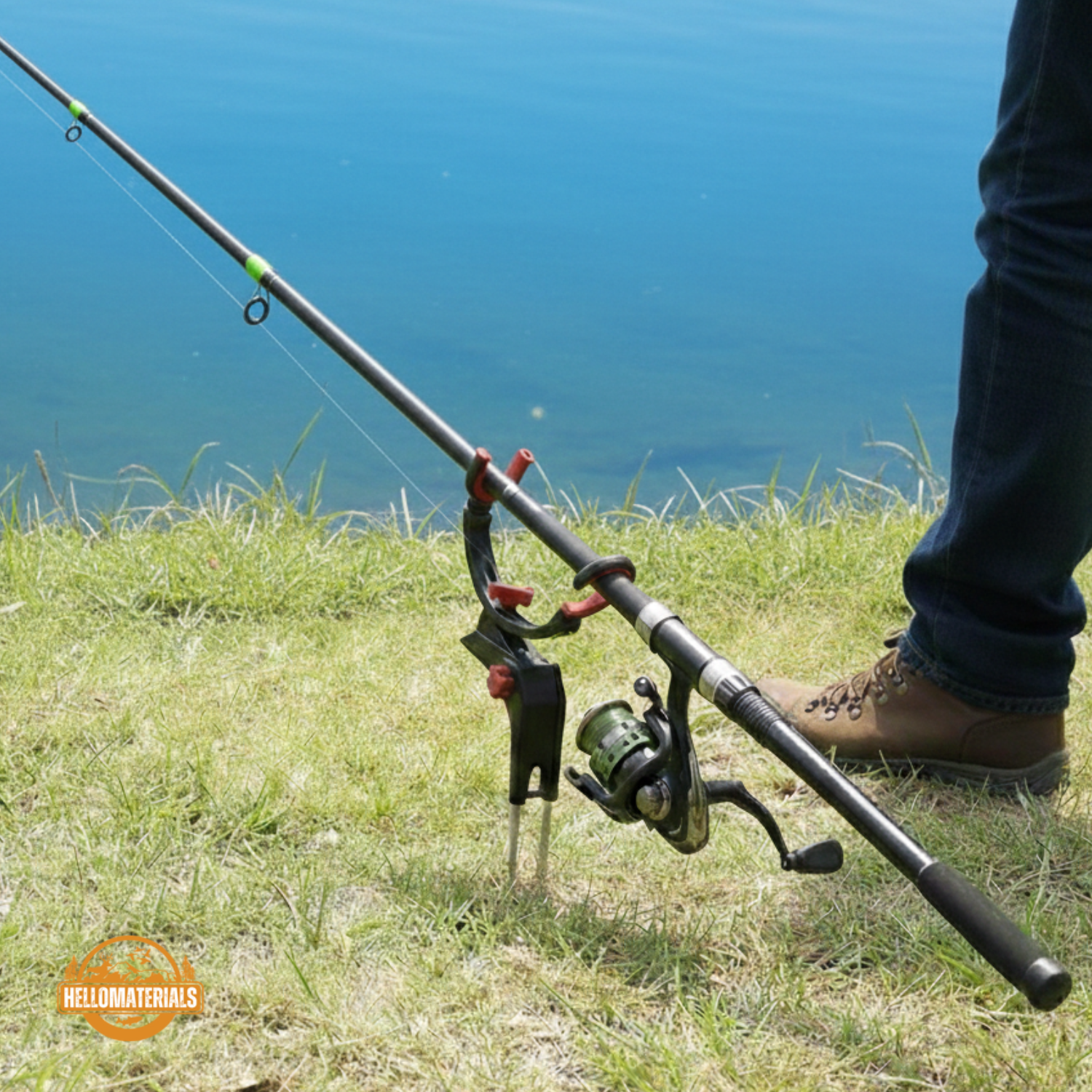 Hellomaterials Dual 360° Adjustable Fishing Rod Holder