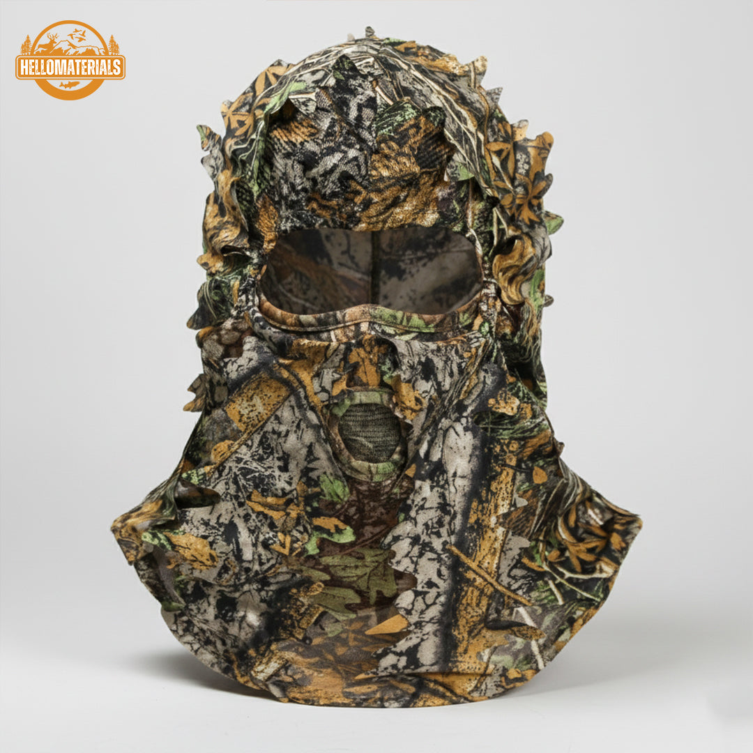 Hellomaterials 3D Leafy Stealth Hunting Mask