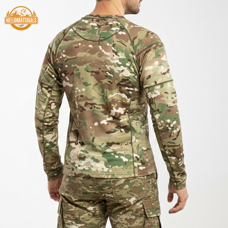 Hellomaterials lightweight camo base layer