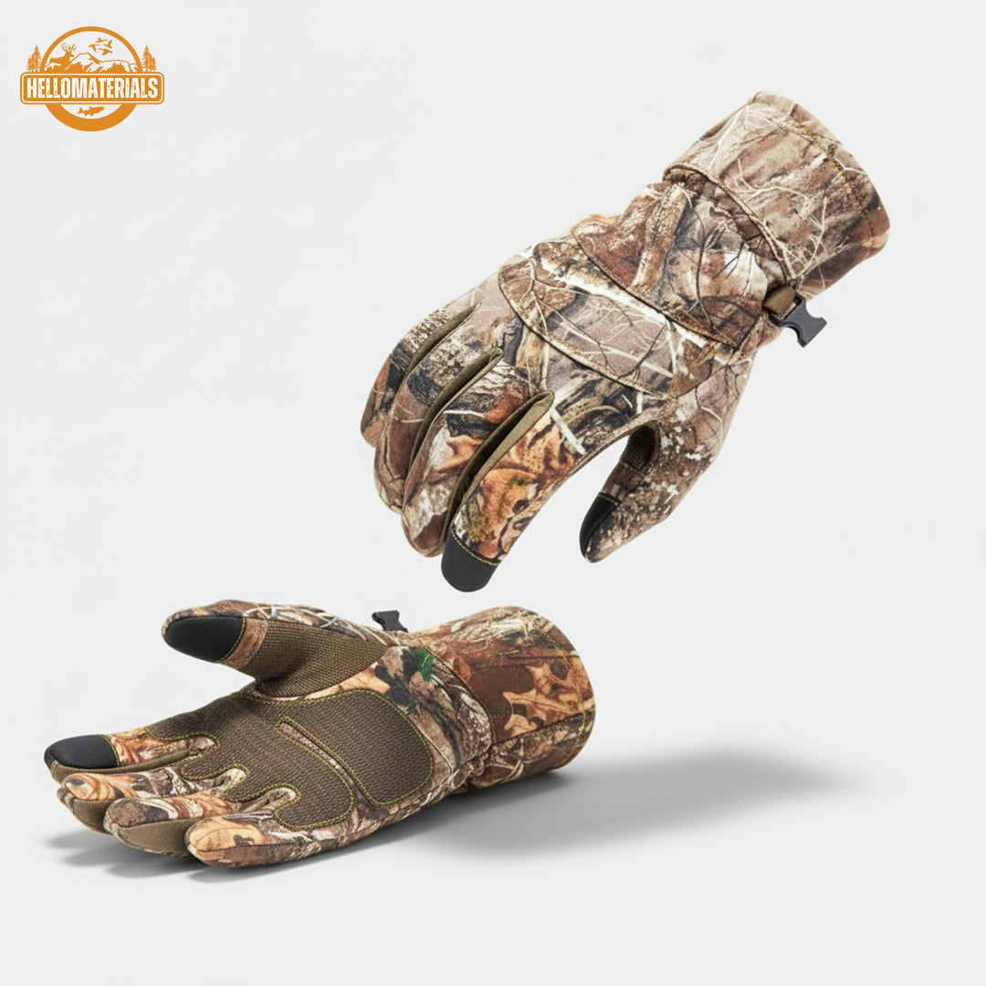 Hellomaterials Winter Camo Touchscreen Gloves