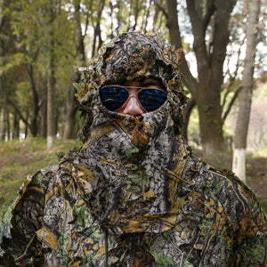 Hellomaterials 3D Leafy Stealth Hunting Mask