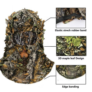 Hellomaterials 3D Leafy Stealth Hunting Mask