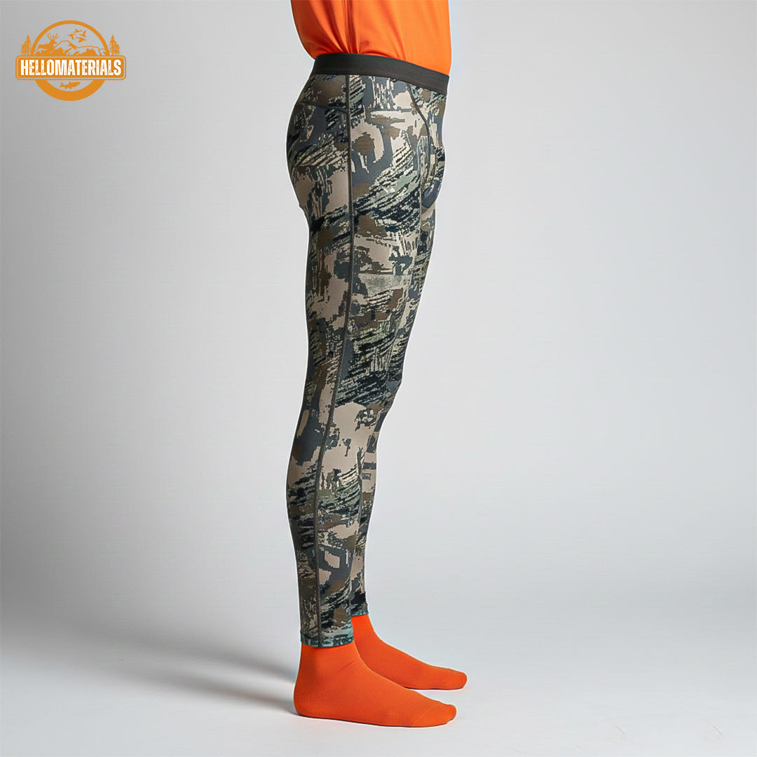 Hellomaterials mens winter thermal leggings fit guide for cold weather