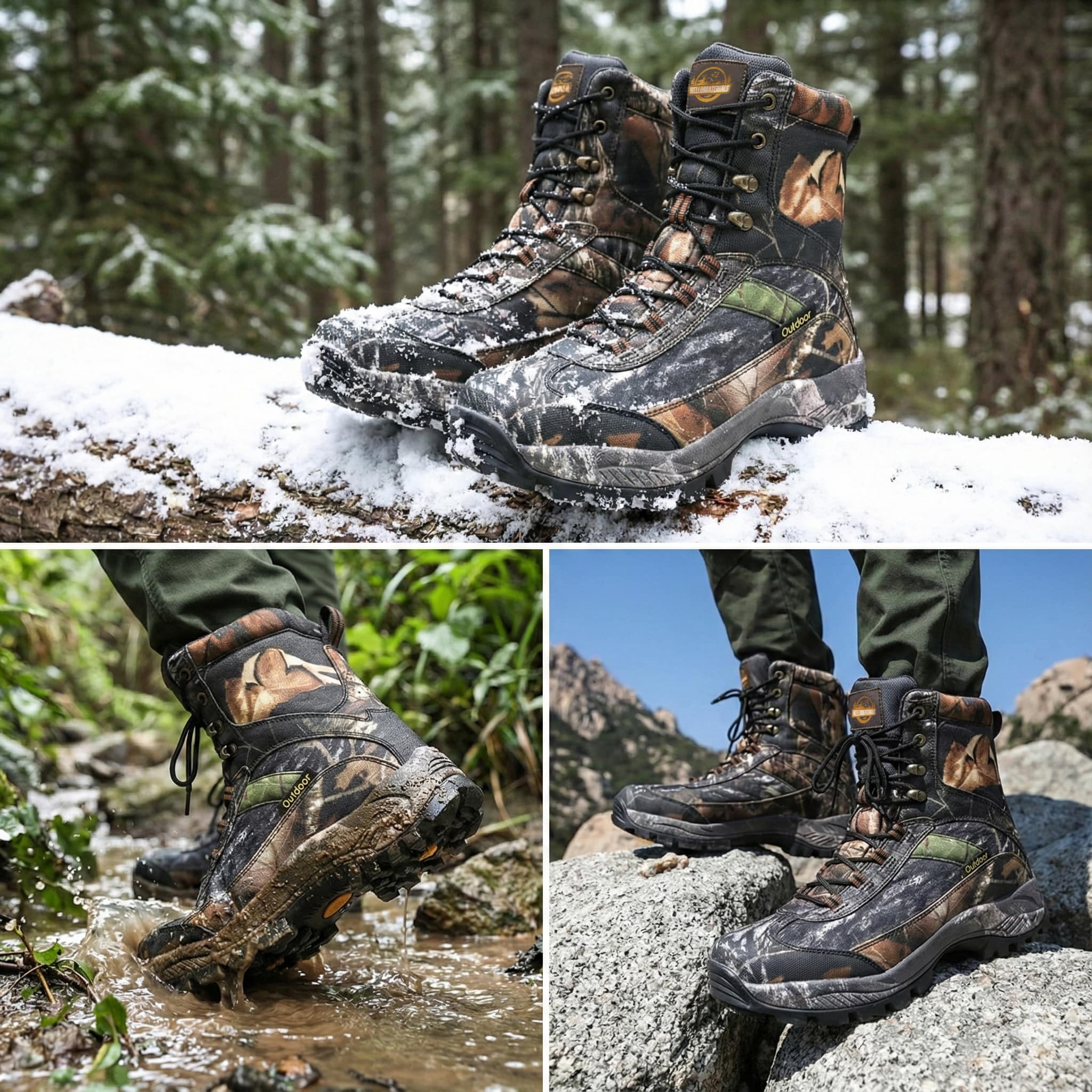 Hellomaterials tactical boots used during hiking and hunting