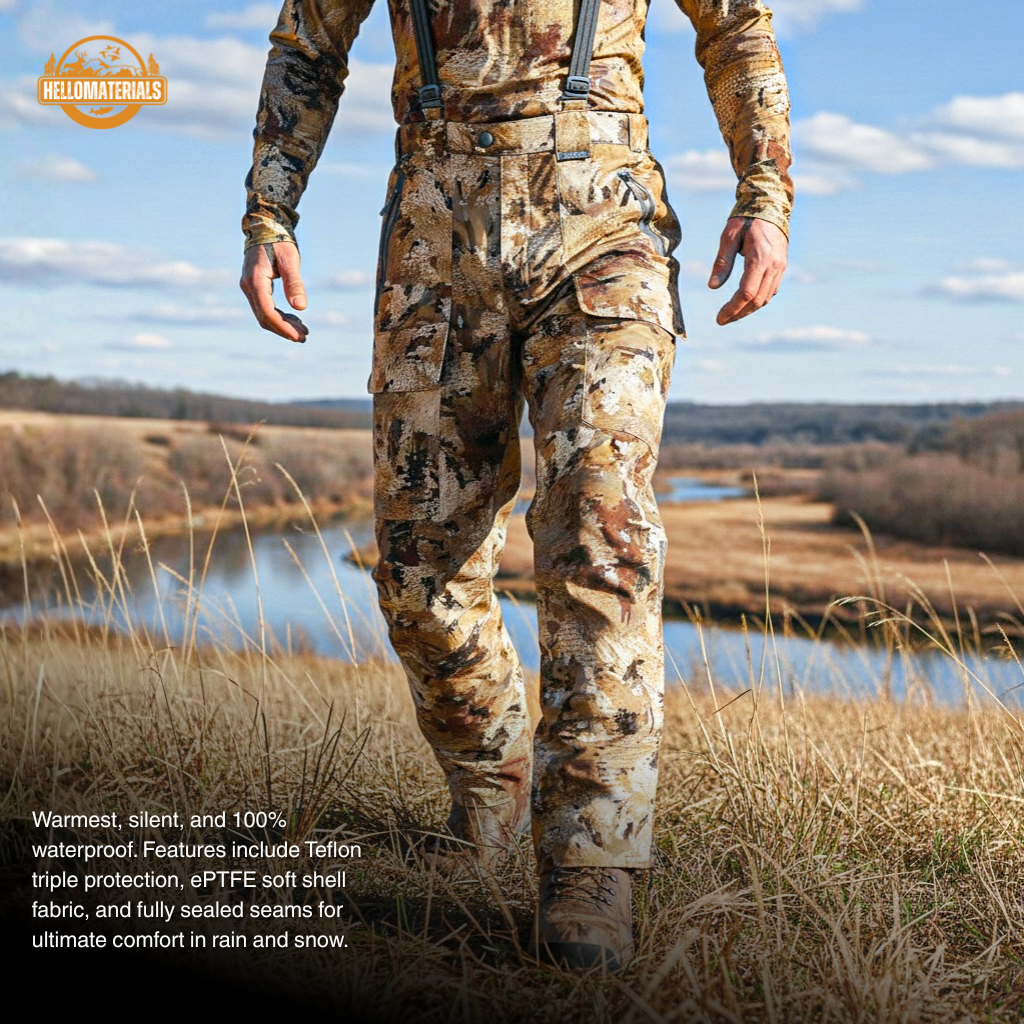 Hellomaterials Insulated Camo waterproof wader