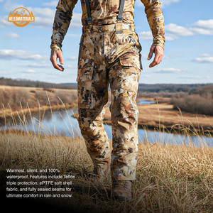 Hellomaterials Insulated Camo waterproof wader