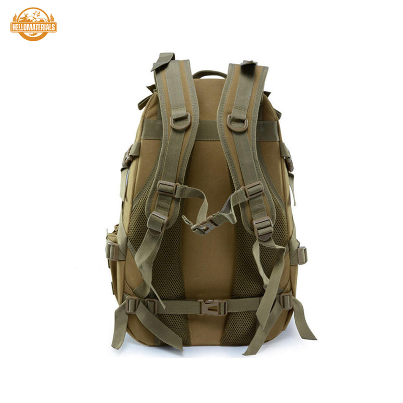 Hellomaterials 45L Apex Camo Tactical Hiking Backpack