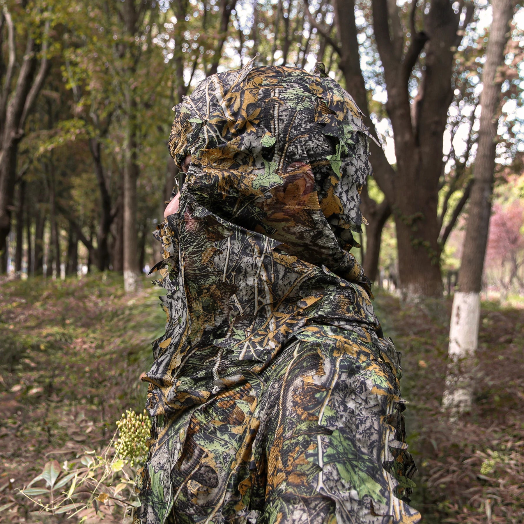 Hellomaterials 3D Leafy Stealth Hunting Mask