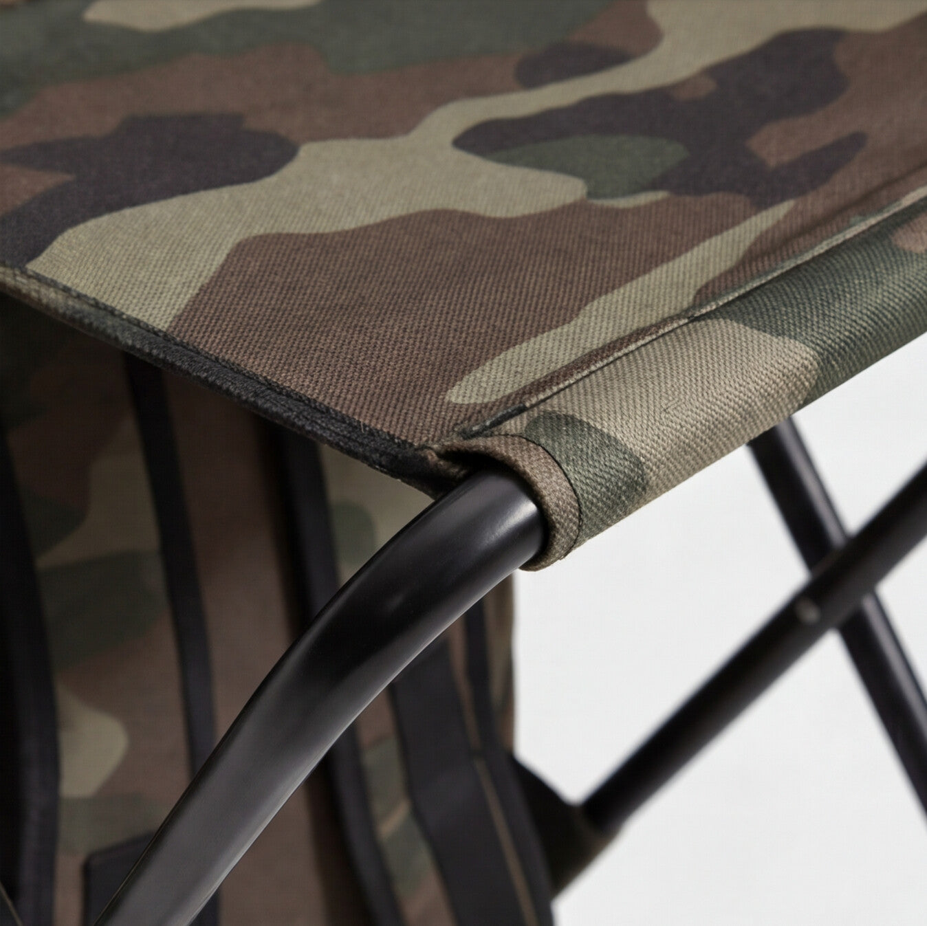 Hellomaterials Camo Backpack Chair | Folding Camp Stool Pack