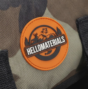 Hellomaterials Camo Backpack Chair | Folding Camp Stool Pack