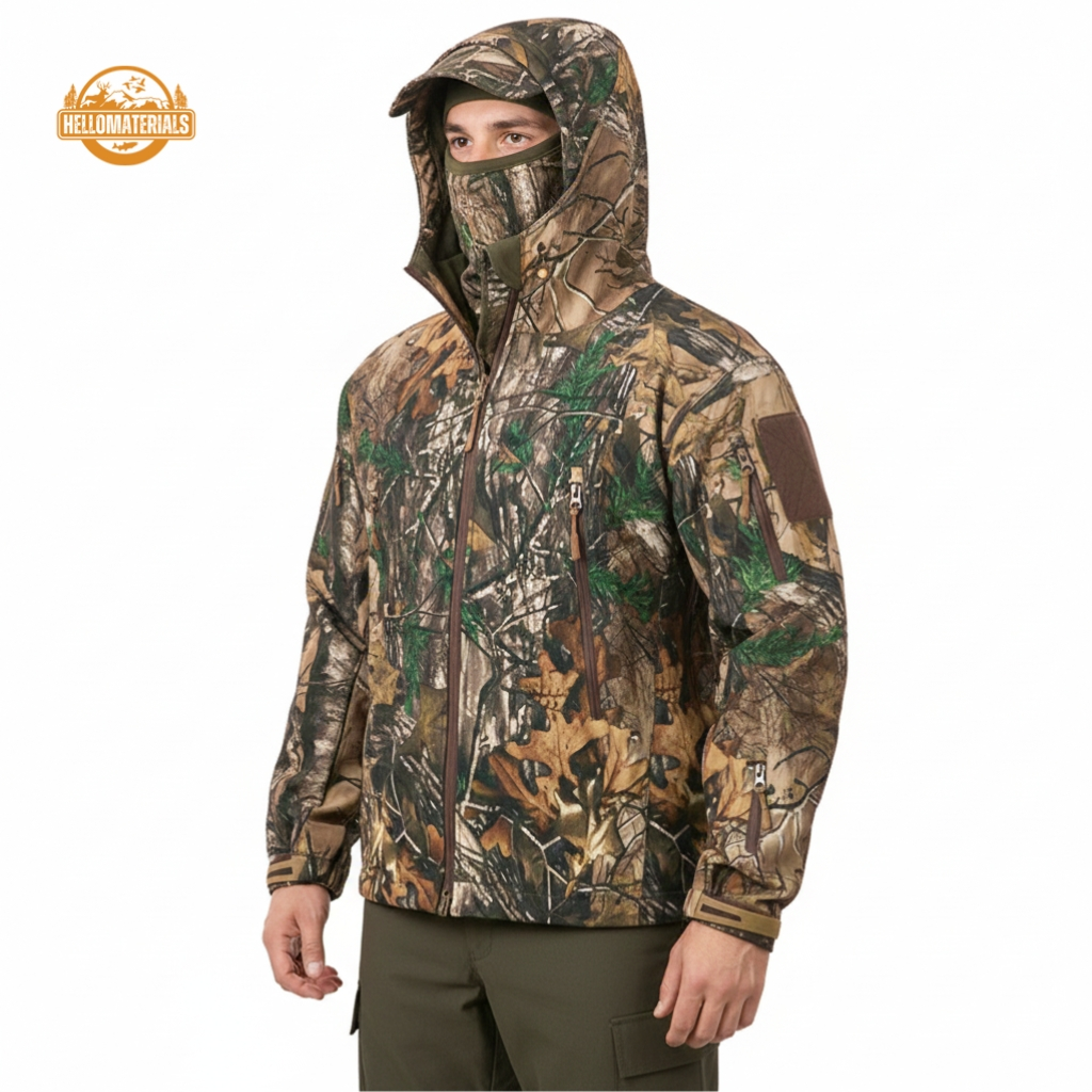 Hellomaterials Camo Hunting Jacket