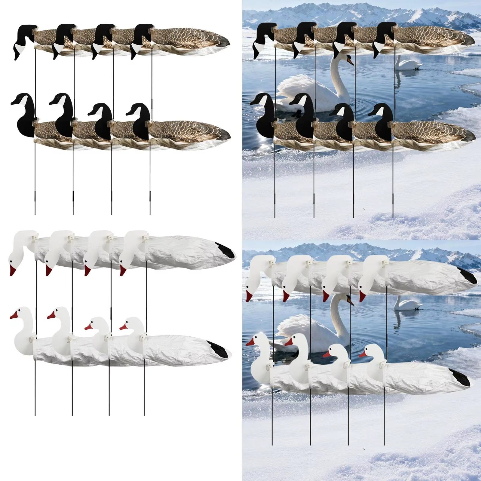Goose Motion Decoys | Lightweight Field Set