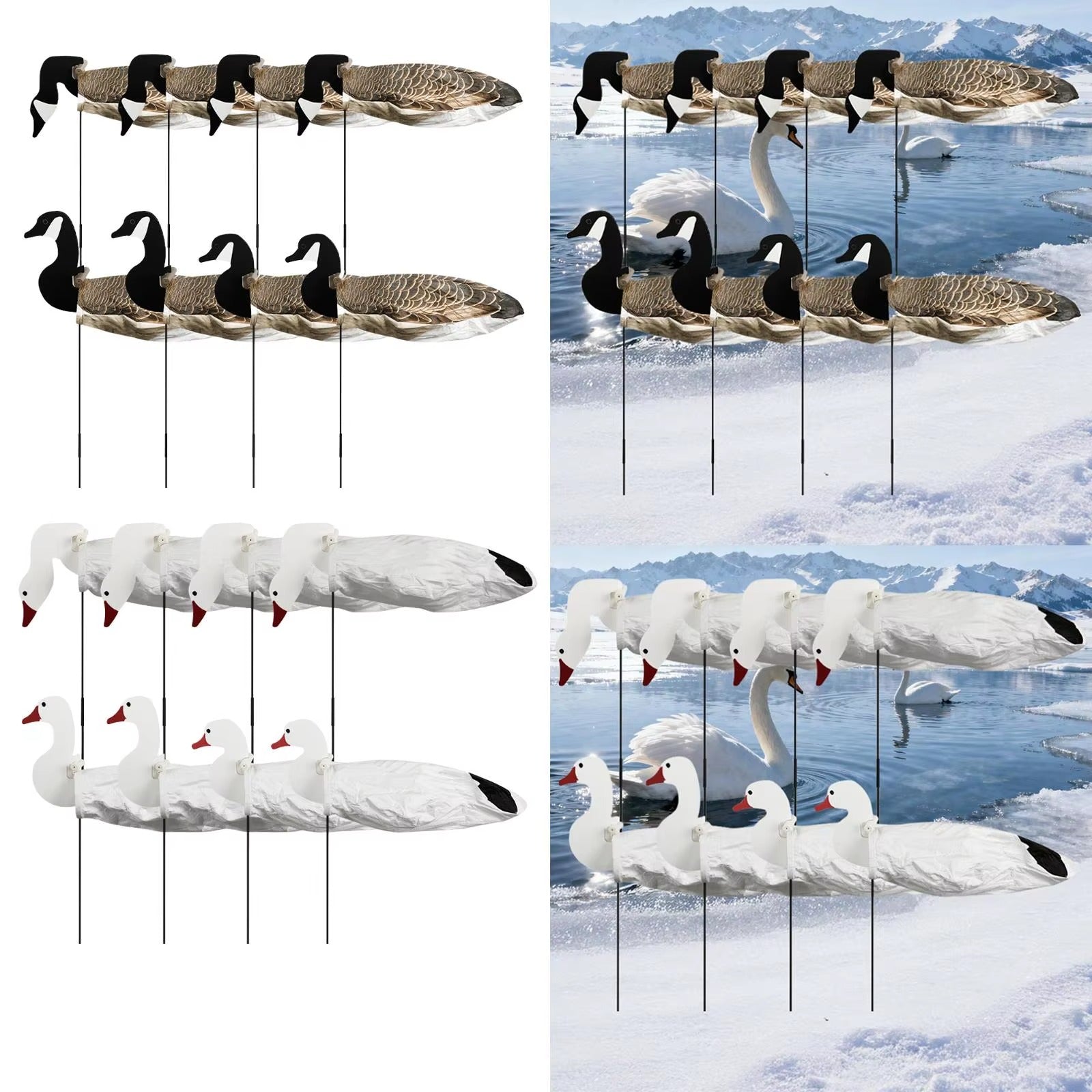 Hellomaterials Lightweight Goose Motion Decoys