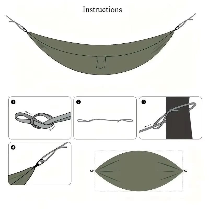 Hellomaterials Lightweight and Portable Camping Hammock