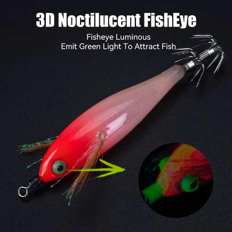 hellomaterials 14pcs/Set Lures Cuttlefish Shrimp Baits