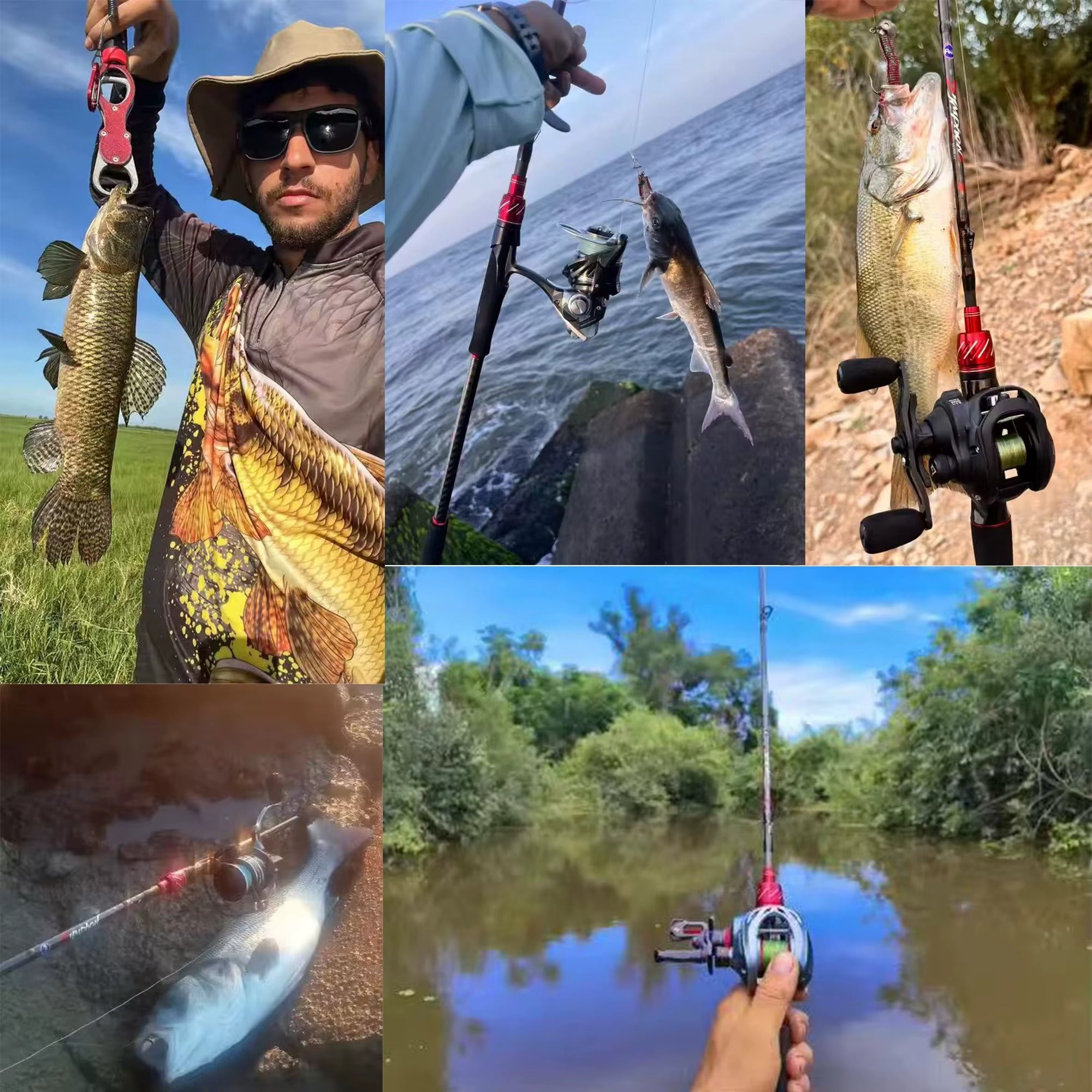 Hellomaterials Spinning Bait Fishing Rods