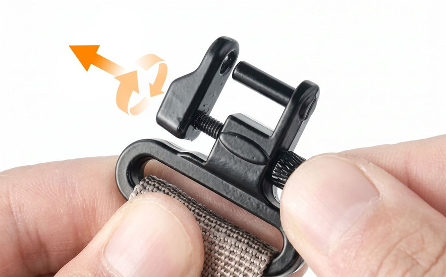 Loosen the swivel